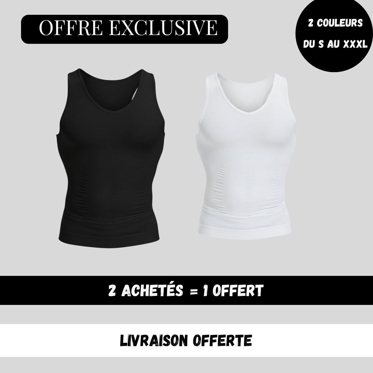 Débardeur de compression Silhouette sculptée